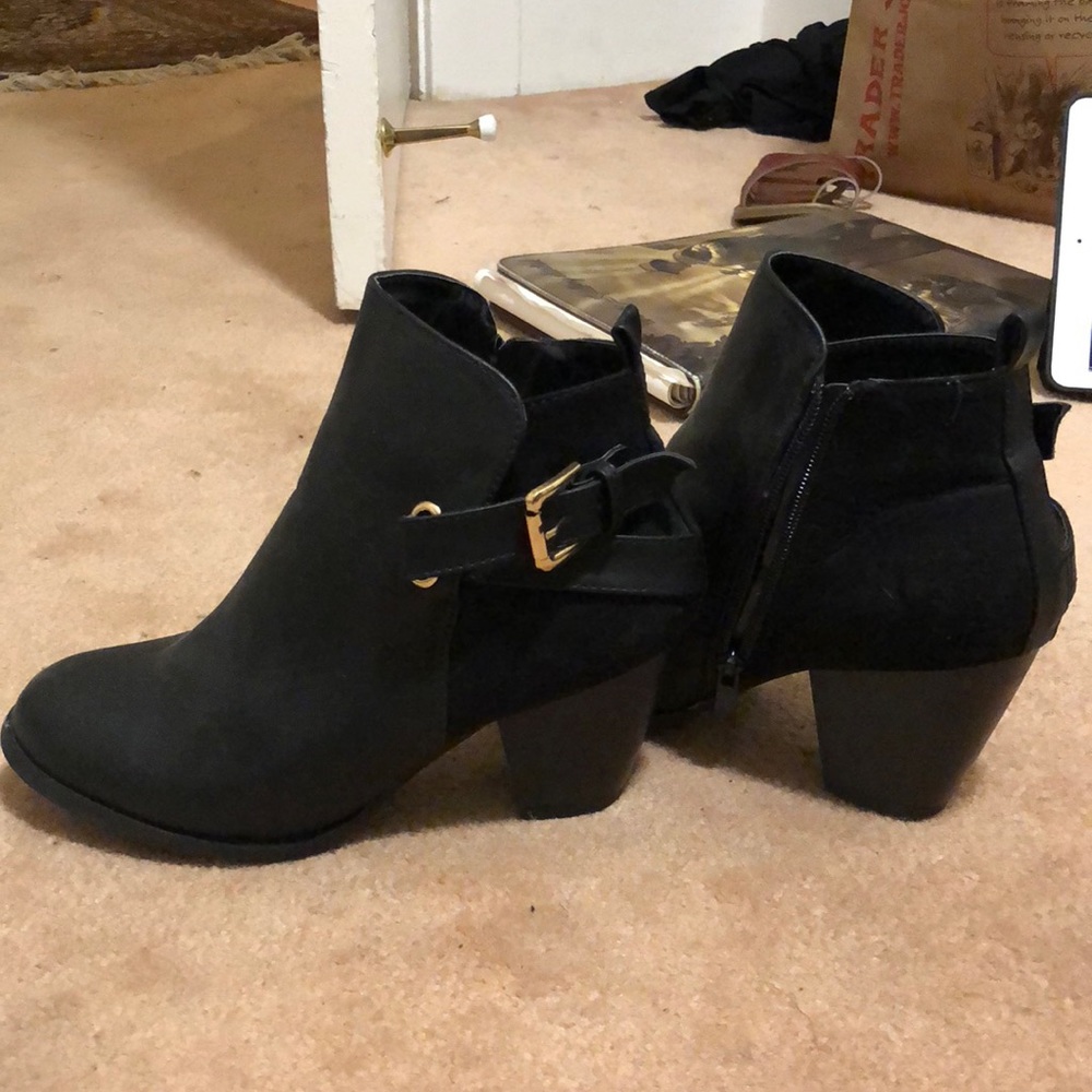 Black booties